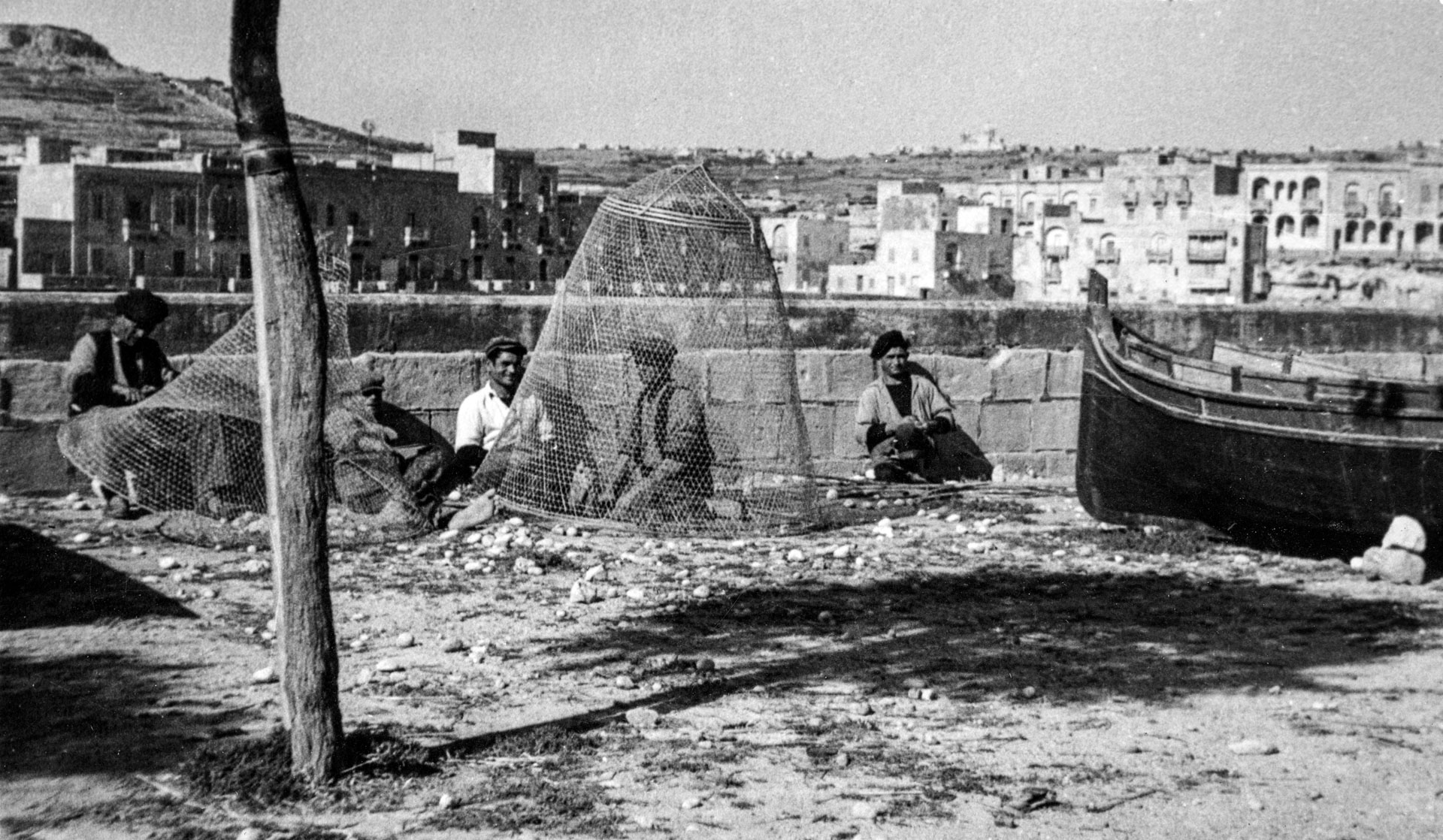 Fishermans in Marsalforn 1930
