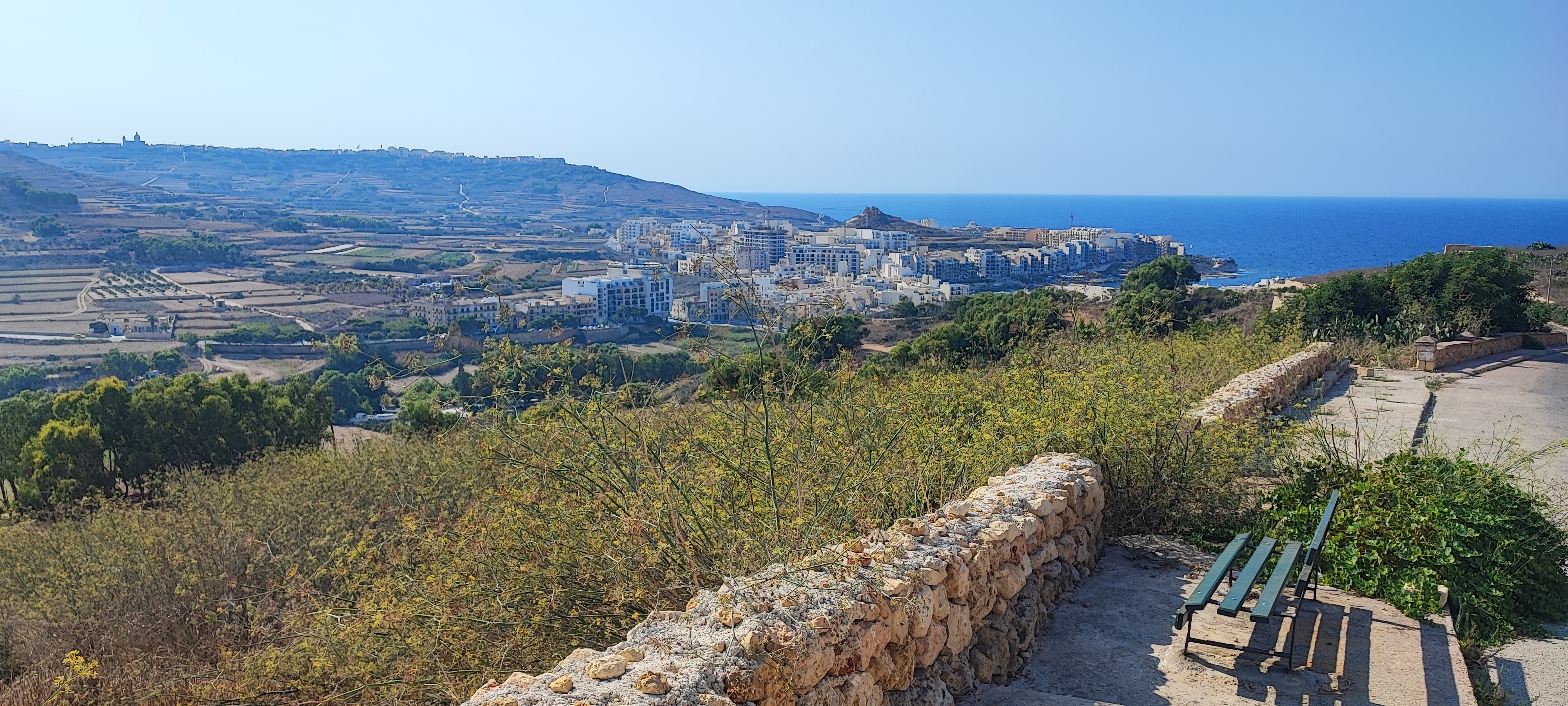 Marsalforn Valley viewpoint — photo